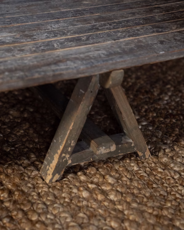 Verweerde Salontafel met 2 Schragentafels  Stoer & Authentiek